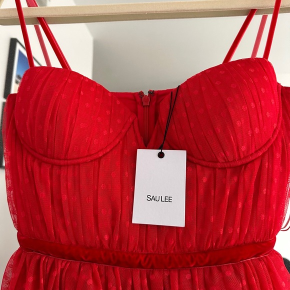 Beautiful Sau Lee Selena Tull dress. - Picture 2 of 4